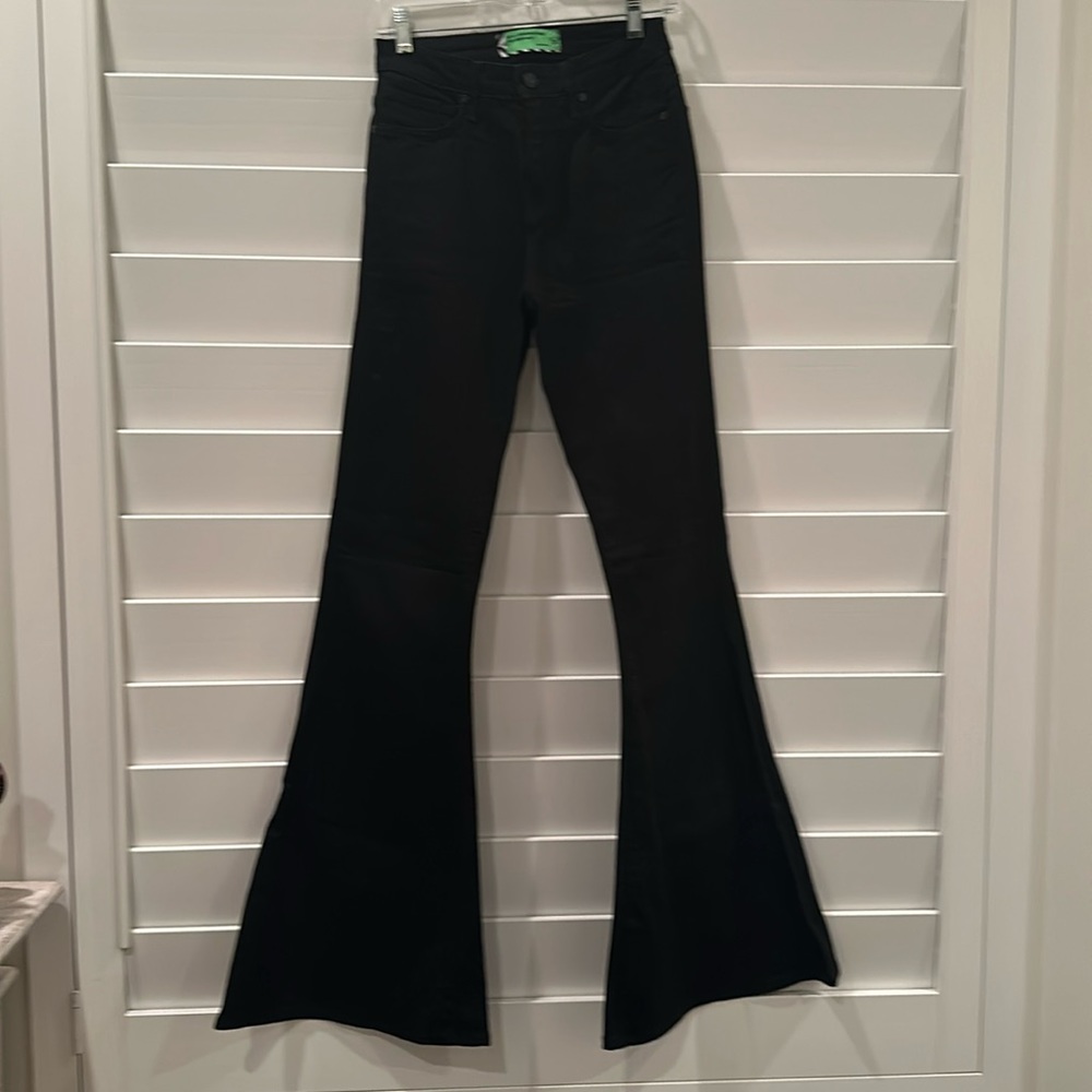 Sandrine + Rose high waisted wide flare jeans sz 26 brand new never been worn